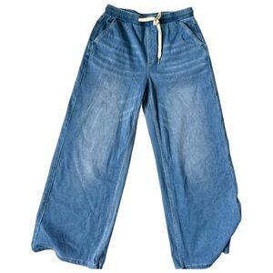 Halara Flex Low Rise Drawstring Casual Baggy Jeans with Pockets